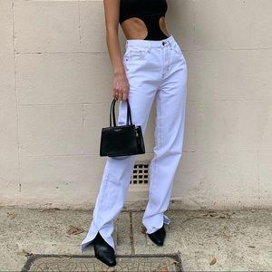 BNWT Lioness Alabama Jeans - white XS